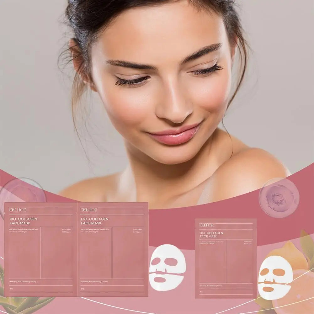 Masque facial au collagène, rétrécit les pores 5 pièces.             ⭐⭐⭐⭐⭐ 4.9